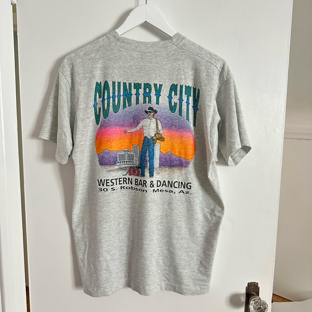 Vintage Gray Graphic T-Shirt